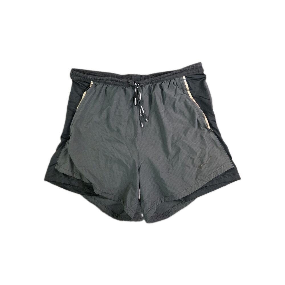 Nike Running Women's Medium 2-in-1 Shorts Athletic Lined Black Gym Activewear